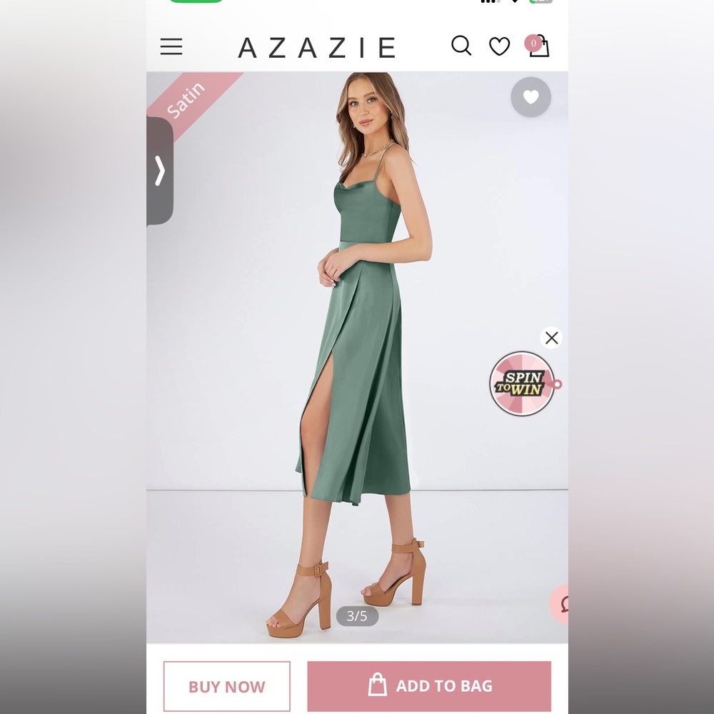 Small Silk midi dress